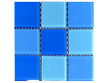 Мозаика стеклянная Aquaviva Cristall Light Blue (48 мм) м2