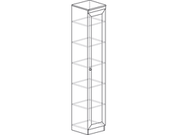 Гостиная Инна - 602 шкаф для посуды