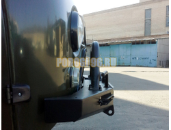 Передний силовой бампер серии Трофи на УАЗ Буханка 2989, 3741, 3909, 2206, 3962, 3303, 39094 1965- (02.213.03)