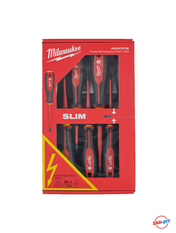 Набор изолированных отверток Milwaukee VDE SL/PH + тестер 7 шт 4932478739
