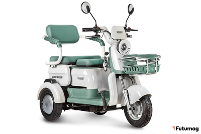 Электротрицикл Rutrike Gelbert Mercury 48V/60V 650Вт зеленый