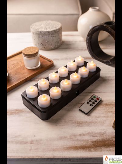 Светодиодные LED свечи, цвет "Янтарный"