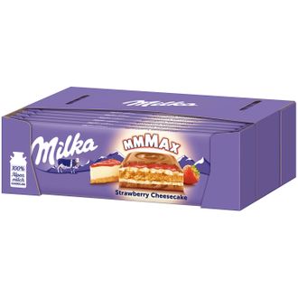 Шоколад Milka Strawberry Cheesecake 300гр (12 шт)