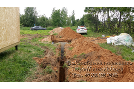 Подвод воды к дому