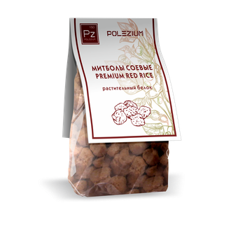 Мясо соевое Митболы Premium Red Rice Polezium 150 гр