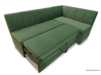 КУХОННЫЙ  уголок со спальным местом "Форум-8Д", Искусственная шерсть, Левый (модификация 1)