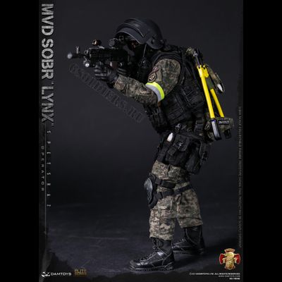 Боец СОБР &quot;Рысь&quot; - КОЛЛЕКЦИОННАЯ ФИГУРКА 1/6 scale RUSSIAN SPETSNAZ MVD  - SOBR LYNX (78058) - DAMTOYS