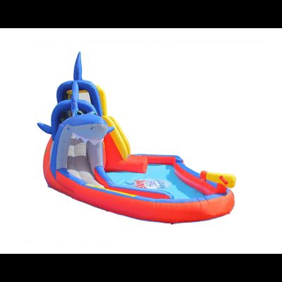 Надувная водная горка «Акула»