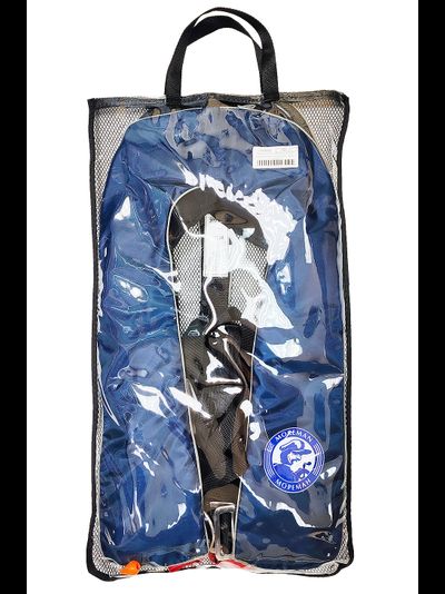 Жилет надувной автоматический Мореман Комфорт, 150 N, синий