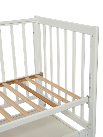 Детская кроватка Woodix Colibri Go маятник универсальный Белый