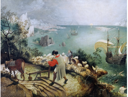 Картина обогреватель, репродукция Питера Брейгеля Падение Икара