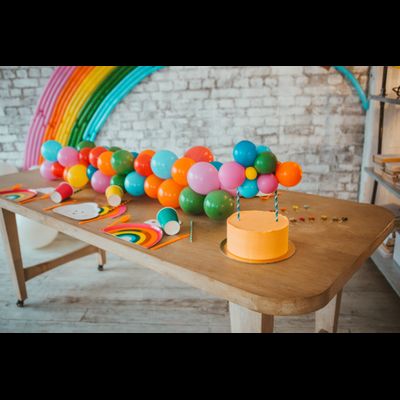 Оформление детского дня рождения в стиле "Радуга" "№ 1463