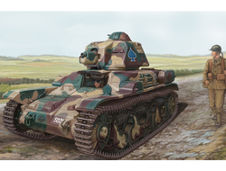 Сборная модель: (Hobby Boss 83806) Французский легкий танк R35