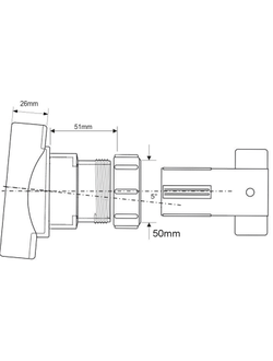 Переходный элемент с 110 х 50 под компрессионное соединение MCALPINE BOSSCONN110-50-GR