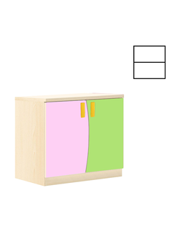 ТУМБА ДЛЯ ИГРУШЕК И ПОСОБИЙ 27 - 1 ПОЛКА