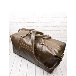 Кожаная дорожная сумка Avellino Premium brown (арт. 
4039-63)