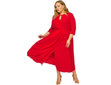Нарядное коктейльное платье Арт. 1823504 (Цвет красный) Размеры 52-68