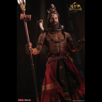 Индийский бог Шива (золотой) - Коллекционная фигурка 1/6 Shiva The Destroyer Golden (PL2023-221A) - TBLeague