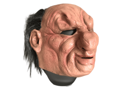 Латексная маска Дед с носом