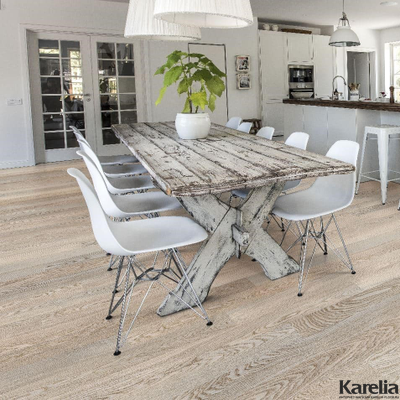 Паркетная доска Karelia Дуб Story 138 Snowfall купить в интернет-магазине karelia-floor.ru