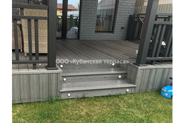 Терраса и ограждения ДПК
