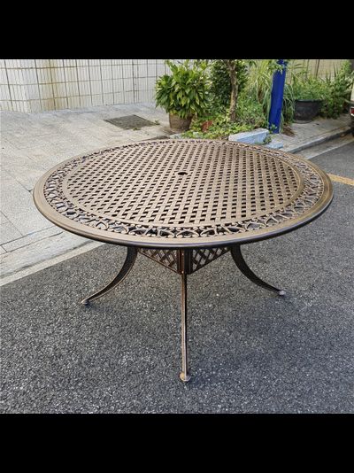 Обеденный комплект из литого алюминия Sardinia 6