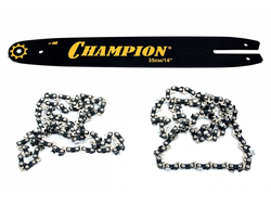 Набор Шина CHAMPION 15"-0,325-1,5-64 зв. + 2 цепи (158SLBK095)