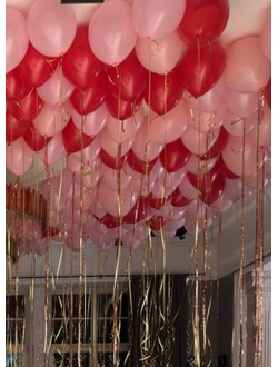 100 шаров с гелием, АССОРТИ 30см