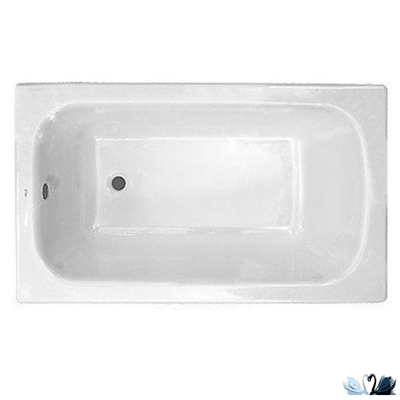 Ванна Roca Continental 211506001 120 х 70 см чугунная прямоугольной формы без антискользящего покрытия