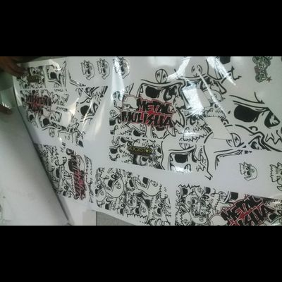 Наклейки на квадроцикл Yamaha YFZ 350 Banshee #545 metal mulisha