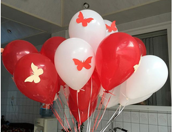 Шар гелиевый "с бабочками"