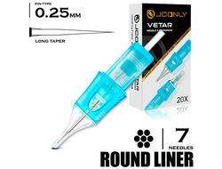 7 RLLT/0,25mm - Round Liner Long Taper "JCONLY VETAR"