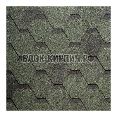 Гибкая черепица Shinglas финская соната зеленый