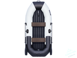 Лодка ПВХ Мастер Лодок Таймень NX270НД "Комби" Св.Серый / Чёрный