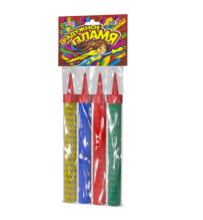 Фонтан РАДУЖНОЕ ПЛАМЯ (4 шт.)