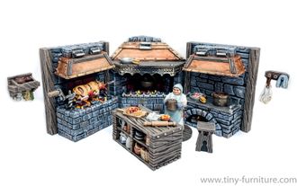 Medieval kitchen (PAINTED)