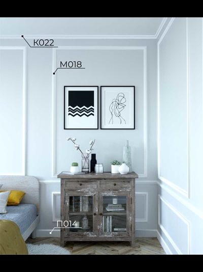 Карниз из экополимера Cosca Decor KX022, 2 метра