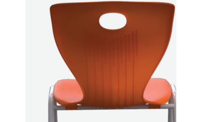 Стул ученический аудиторный нерегулируемый, пластик, СПК