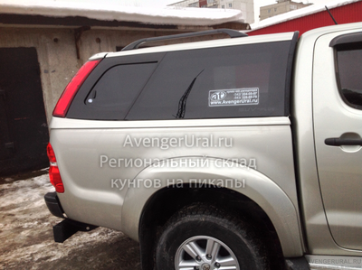 Кунг Sammitr SUV Plus V4 серебристый 1CO на Toyoyta Hilux Vigo 2005-2015 в Перми и Екатеринбурге!