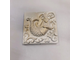 Декор-изразец к плитке под кирпич Kamastone Сказка 11327, комплект 16шт с золотом
