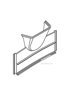 Внутренняя задняя стенка для печи Jotul F8 TD