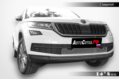 Premium защита радиатора для Skoda Kodiaq (2021-)