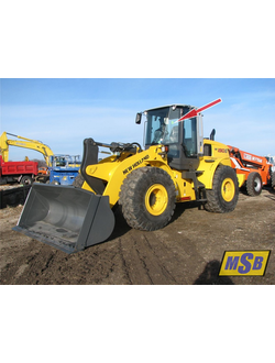 Стекло лобовое левое на New Holland W190