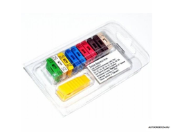 Предохранитель набор вилка-стандарт (с пинцетом 10 шт.)