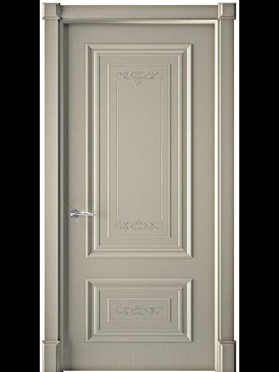 Дверь багетная Арт Гам галечный серый цвет