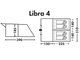 Палатка "LIBRA 4" (Синий/Серый)