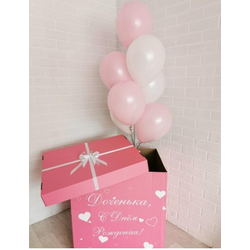 Воздушные шары в коробке №4