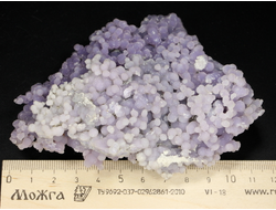 Халцедон фиолетовый виноградный, коллекционный образец, Индонезия (115*90*35 мм, 255 г) №28618