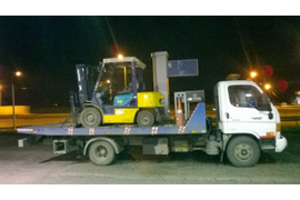 Перевозка спецтехники и погрузчиков из Чехова в Москву 20.10.2016