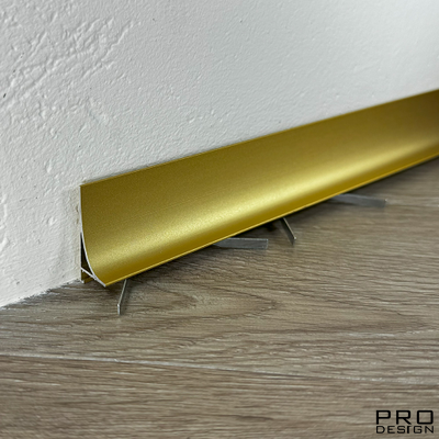 Плинтус Pro Design Corner L 584 Анодированный шампань